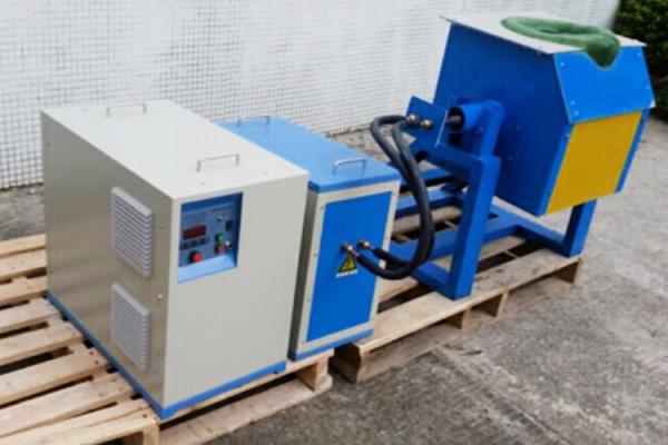 fornalha de derretimento da indução do cobre de 20kg 45KW IGBT para o derretimento do ouro