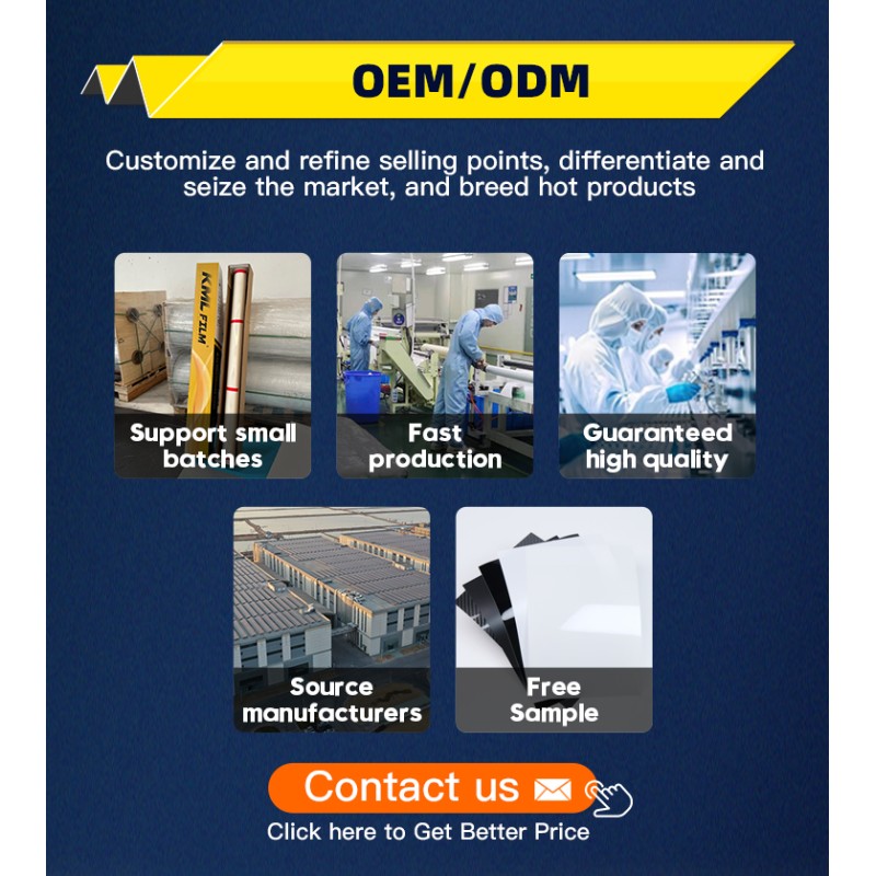 6.5mil Thickness Super Hydrophobic No Cellulite Self Healing Windscreen Light Changing TPU Front Windshield Protective Film