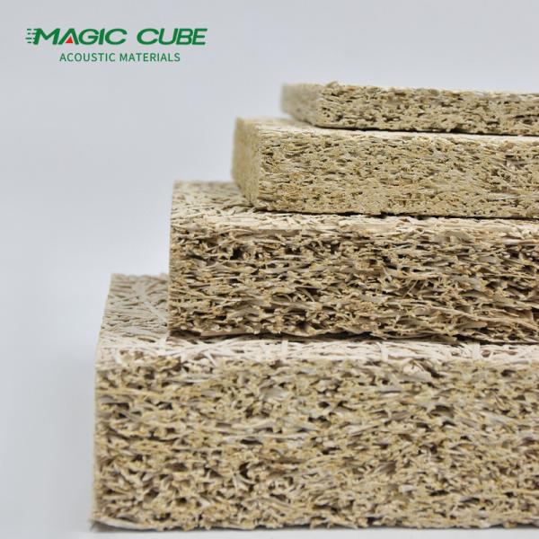 Fabrique en gros Peinture Nature design texture panneau en laine de bois pour la décoration intérieure des murs et la réduction du bruit