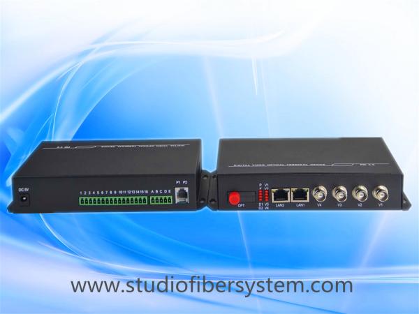 4ch analog video+4Bidi audio+2Bidi contact closure+2ch rs485/232+2ch 100M ethernet+2ch telephone to fiber converter