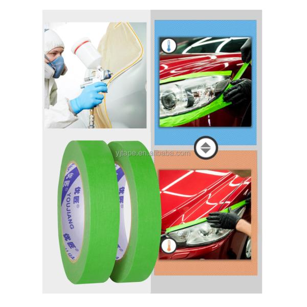 Automotive Masking Crepe Washi Paper Tape for Sharp Line Painting No Residue and Easy
