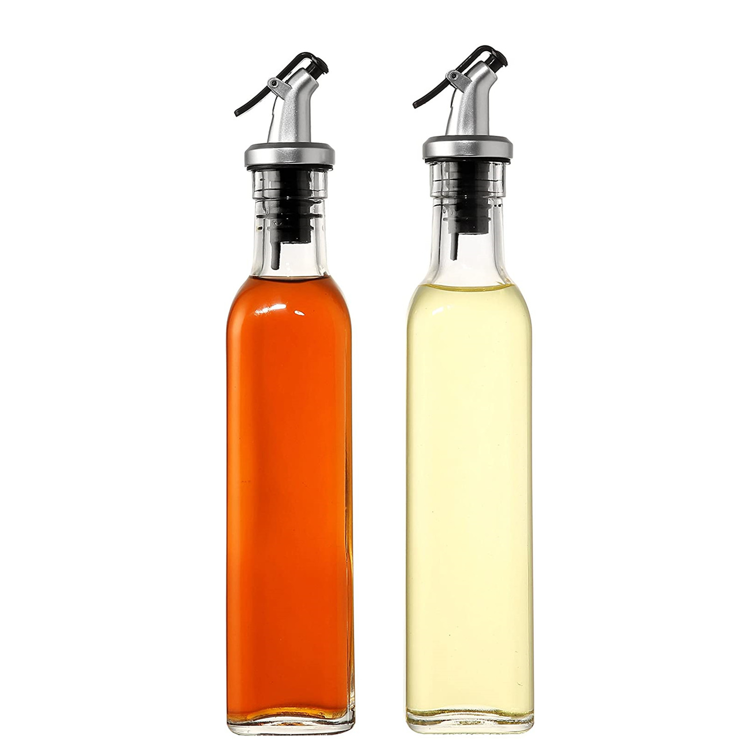 350ml 500ml сгустило Кристл стекло разливает набор по бутылкам распределителя оливкового масла и уксуса