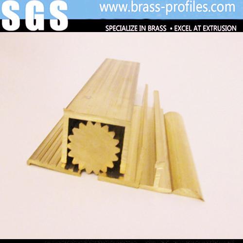 C2600 C3850 Copper Factory Outlet Lead Brass Extrusion Profiles