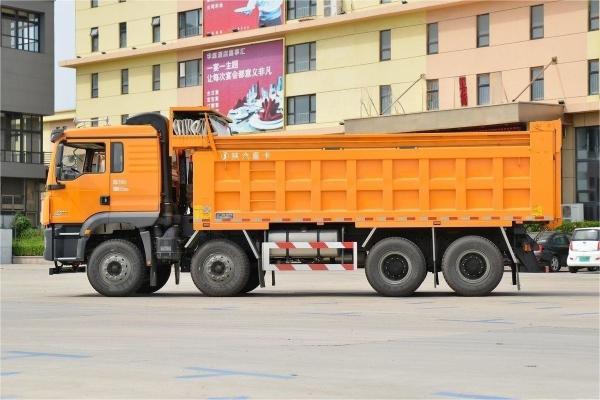 Standard Urban Construction Version 400HP 8X4 6.8m Shacman Dump Truck With Dustproof Cloth