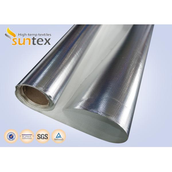 Fireproof & Waterproof Fiberglass Fabric: 1.7mm Aluminum Foil Coated Heat Shield