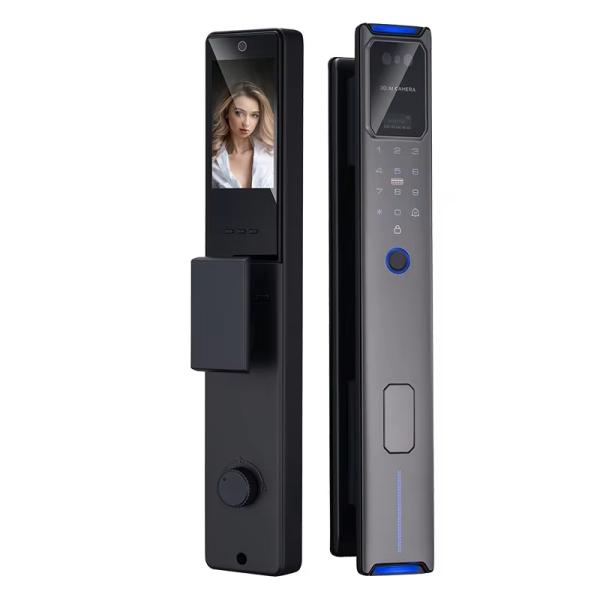 防水 Tuya 3D顔認識 ビデオ通話機能付きドアロック