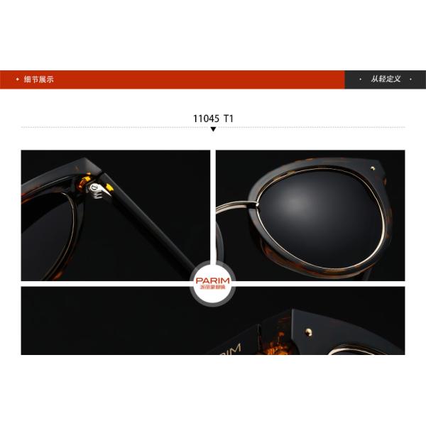 Classical TAC Plastic Polarized Sunglasses Unisex Women Men Black Brown