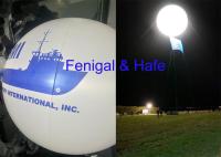 O hélio de flutuação da lâmpada 2.3m do halogênio 2000W de 20m Balloon luzes