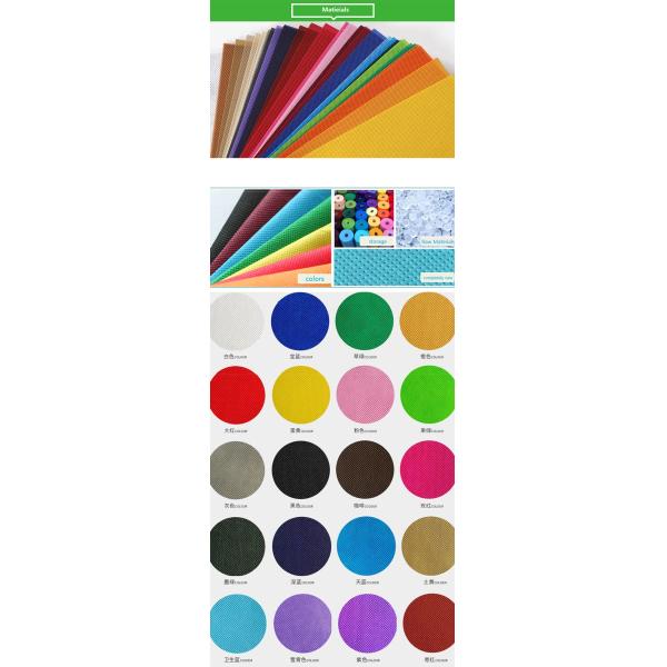 Laminated Hot Pressed Hand Non Woven Carry Bags Customized Environmental Friendly