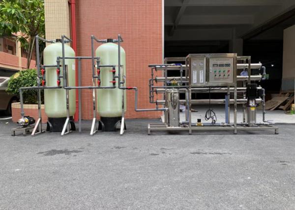 2000LPH RO Water Treatment System Purification Machine For Dairy , Fruit Juice
