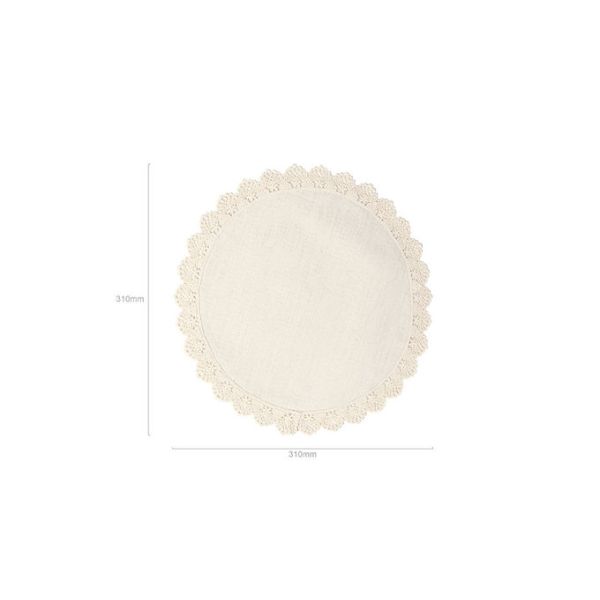 Sublimation Printing Nordic Cotton Linen Placemats Anti-Scald DIY Printable Blank Table Mats Home Textile Supplies