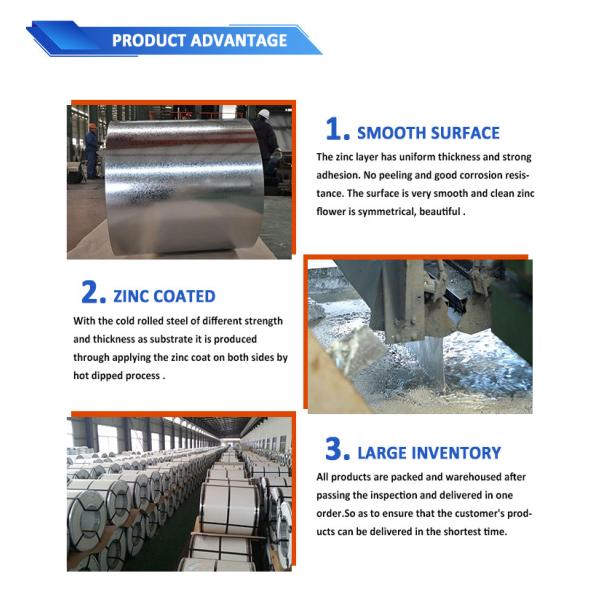 Катушка Z275 GI Dx51d G90 стальная гальванизировала не смазанную катушку стального листа