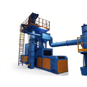 Manganese Steel Wire Mesh Shot Blasting Machine With Cleanliness Sa2.5-3.0 Below 90 DB