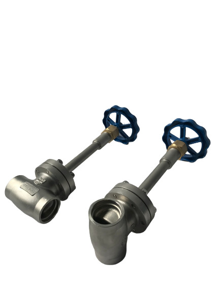 Type cryogénique de bride de robinet d'arrêt sphérique de basse température