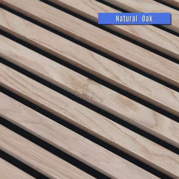 Paroi de panneau de bois acoustique personnalisé 1220x2440 mm MDF noir en fibre de polyester