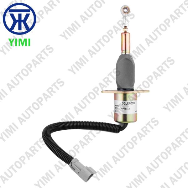 24V Fuel Shut Off Stop Solenoid 4063712 6743-81-9141 SA-5030-24 For 6CT 8.3L Engine PC300-7 PC350-7 PC360-7