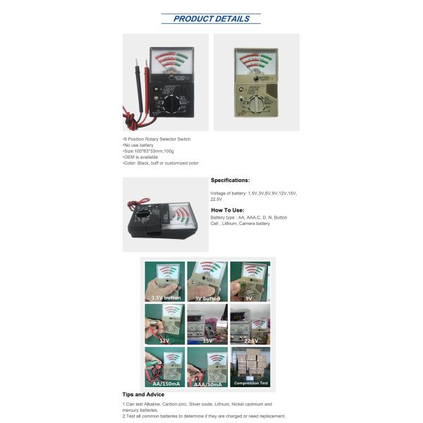 Battery Tester Lithium  Battery Capacity Tester