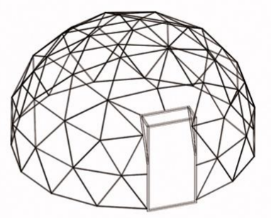 шатер купола круга изоляции жары толщины 12mm гальванизировал железный каркас Yurt