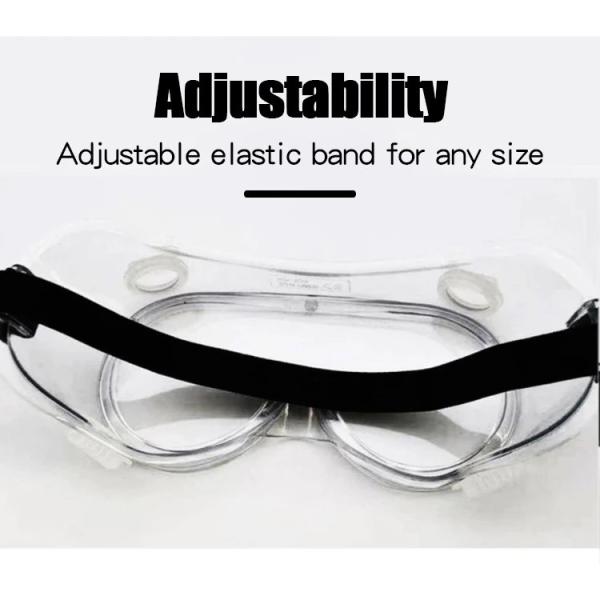 Protective Medical Disposable Products Anti Fog Safety Glasses Clear Color