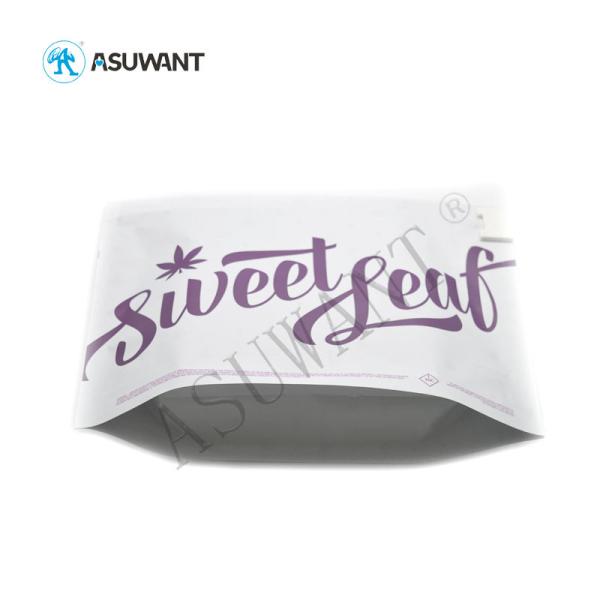 Mylar Foil Smell Proof Stand Up Plastic Dispensary Exit Bags ASTM / CPSC Certified