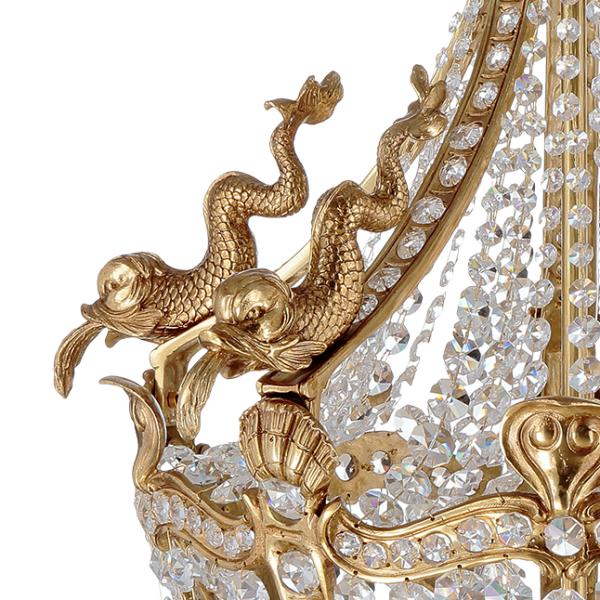 Brass industrial chandelier Lighting Fixtures For Indoor home Lighting (WH-PC-34)
