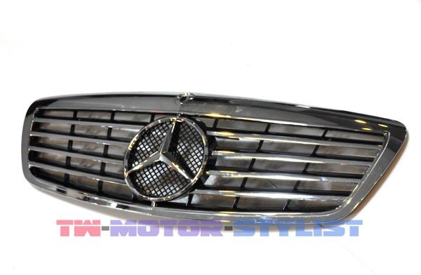 Решетки звезды крома BENZ W221 S350