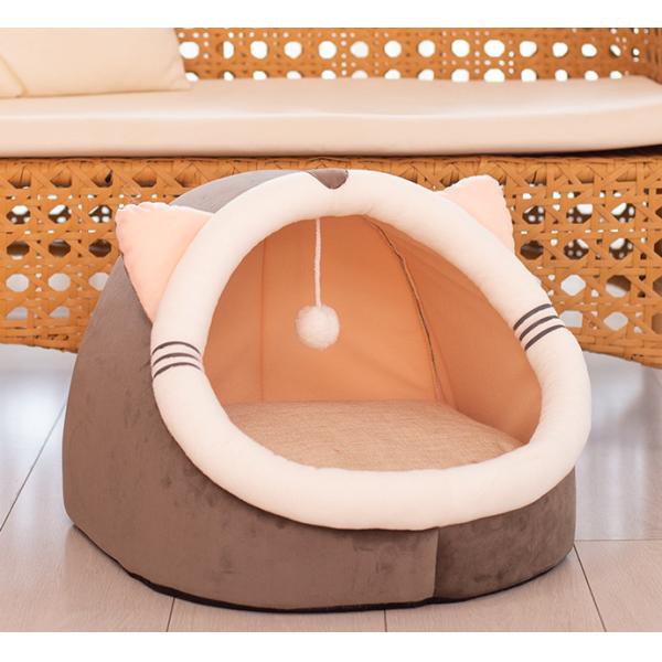 Небольшая кровать собаки с кроватью кота хлопка Анти--выскальзывания нижней для крытых котов