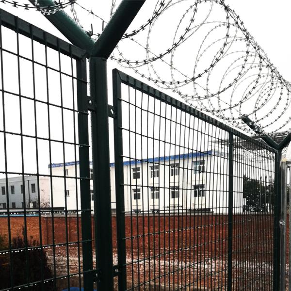 Anti Climb Security Temporary Fence Panel Powder Coated Welded Galvanized