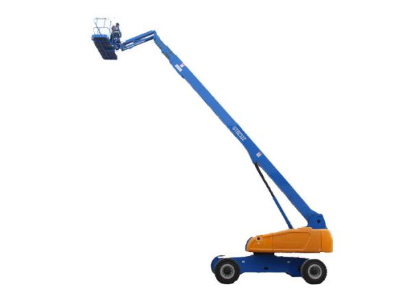 360° Continuous Turntable Aerial Work Platform ,  Articulated Boom Trailer Mounted Cherry Picker