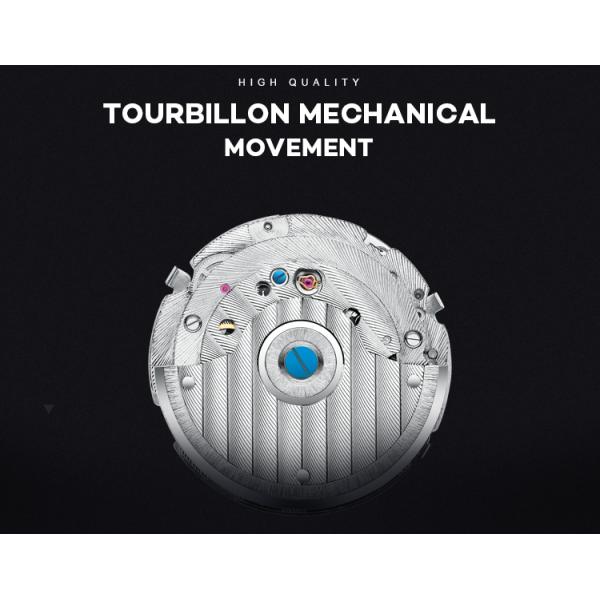 Brand KINYUED Business men watches automatic watch custom logo water resistant watch