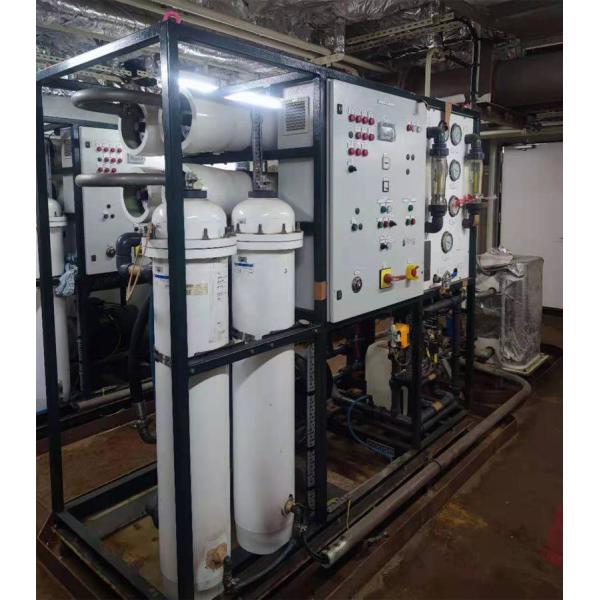 Purificador de agua de mar a agua potable de 3t/h con 300kg de peso y 1000L/hora de productividad