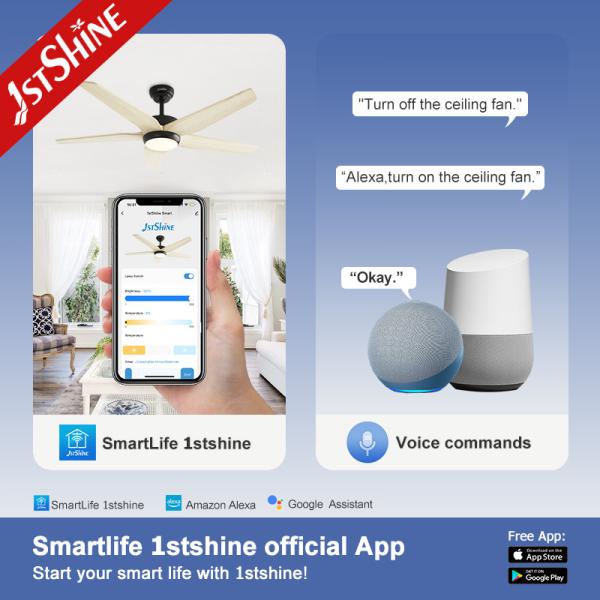 Farmhouse Ceiling Fans with Lights , Remote Control Indoor Outdoor Ceiling Fans