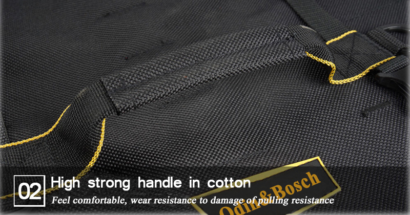 Professional High Quality Polyester Bartender Knife Folding Rolling Tool Bag Tool Kit Bag
