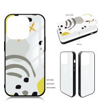 Blank 2D Sublimation Tempered Glass Phone Cases For IPhone 16 15 14 Pro Max Plus