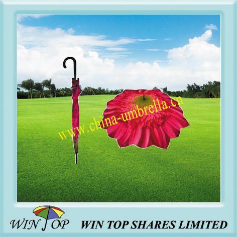 23 Auto Stick Flower Umbrella