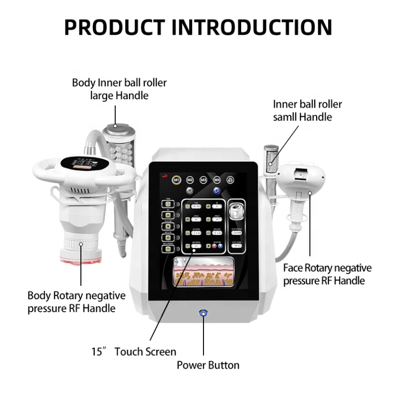 Endermology LPG  Roller Massage 360 Rotation Roller Reduction Vacuum Suction Body Slimming Equipment Beauty Machine