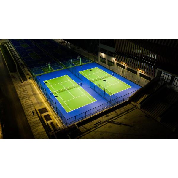 Indoor & Outdoor Eco-friendly Semi-prefabricado Coro deportivo elástico pista de baloncesto pickleball tenis pista de futsal suelo