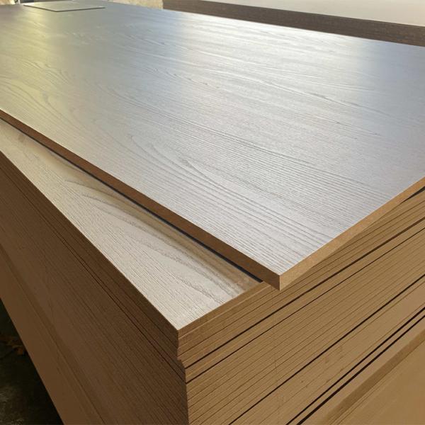 Dark Walnut Melamine Faced MDF Board 15mm 16mm 18mm For Furniture Manufacturing