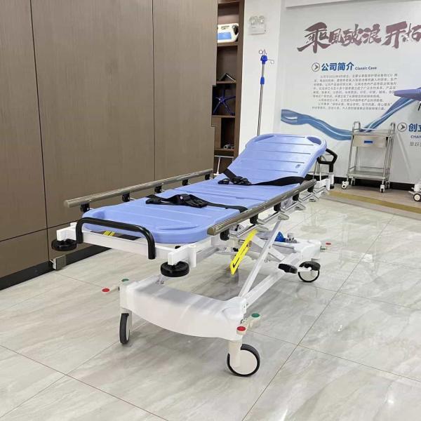 Emergency Stretcher Trolley Hydraulic Emergency Trolley Medical Product Wheelchair transfer bed