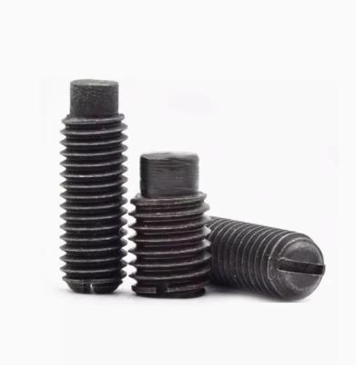 High Strength Slotted Set Screws with Long Dog Point DIN 417 Slotted Long Cylindrical End Tightening Screws Customizable