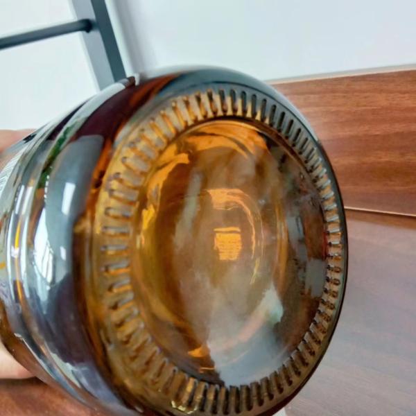 300 ml 750 ml 1000 ml Classical Luxury Customized Amber Glass Bottle para embalagem de suco