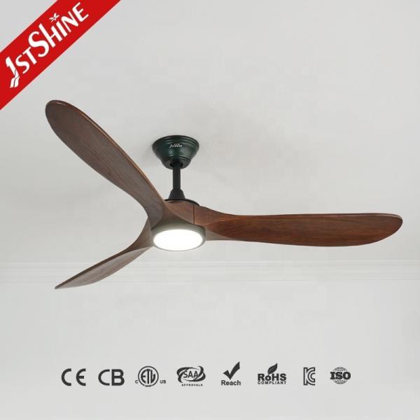 OEM of Dimmable Ceiling Fan with Wooden Blades and 3000k/4000k/6000k Color Temperature