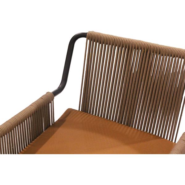 European Dining Modern Design Custom Rope Rattan Dinging Chair Restaurant Furniture