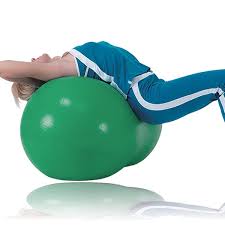 Pvc Peanut Fitness Ball Customized Logo For Body Balance Ability Improvement