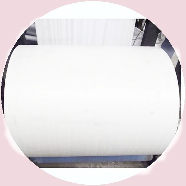 OEM PP Woven Fabric Roll Woven Polypropylene Tube Roll For Making Sand Cement Feed Bag