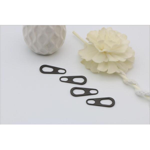 Best price wholesale metal accessories matte gunmetal color handbag zipper puller with sliders 3#