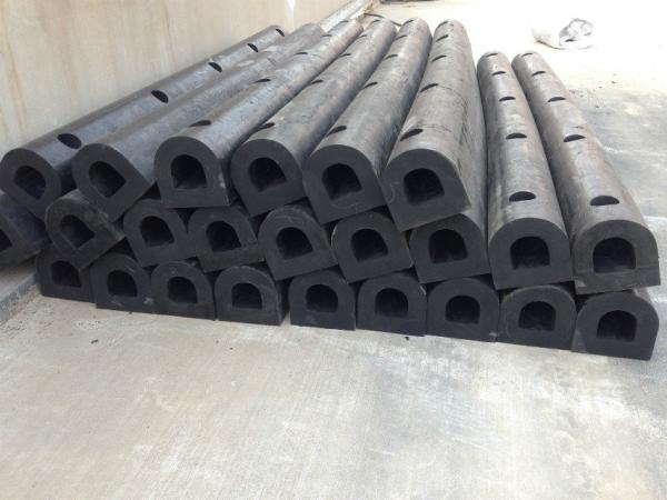 Atividade pesada D Fenders de borracha Proteção marítima Instalação de parafusos Absorção de energia de impacto Temperatura resistente
