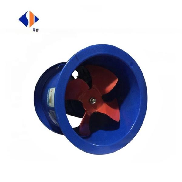 Ventilador de escape axial de tubo de pressão de 304 pa para eficiência da hélice de ventilação industrial