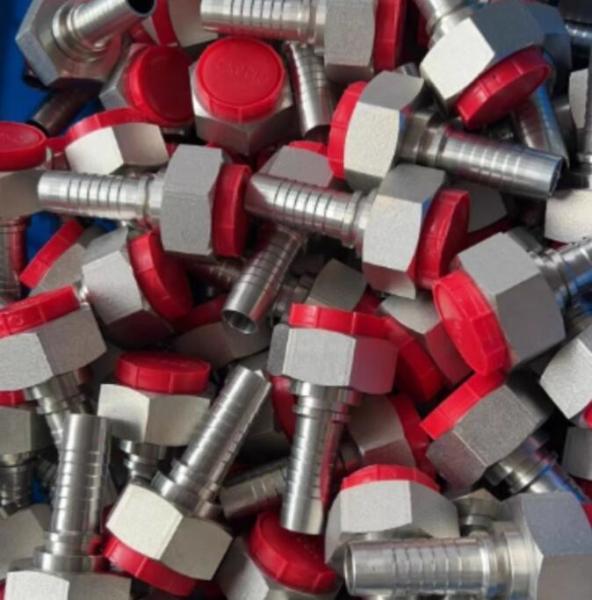 20411 Metric Female 24 Cone O-Ring L. T. Straight Hydraulic Hose Ferrule End Fittings