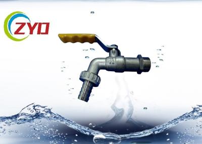 Commercial Plumbing Bib , CE Aluminum Wave Handle Washing Machine Spigot